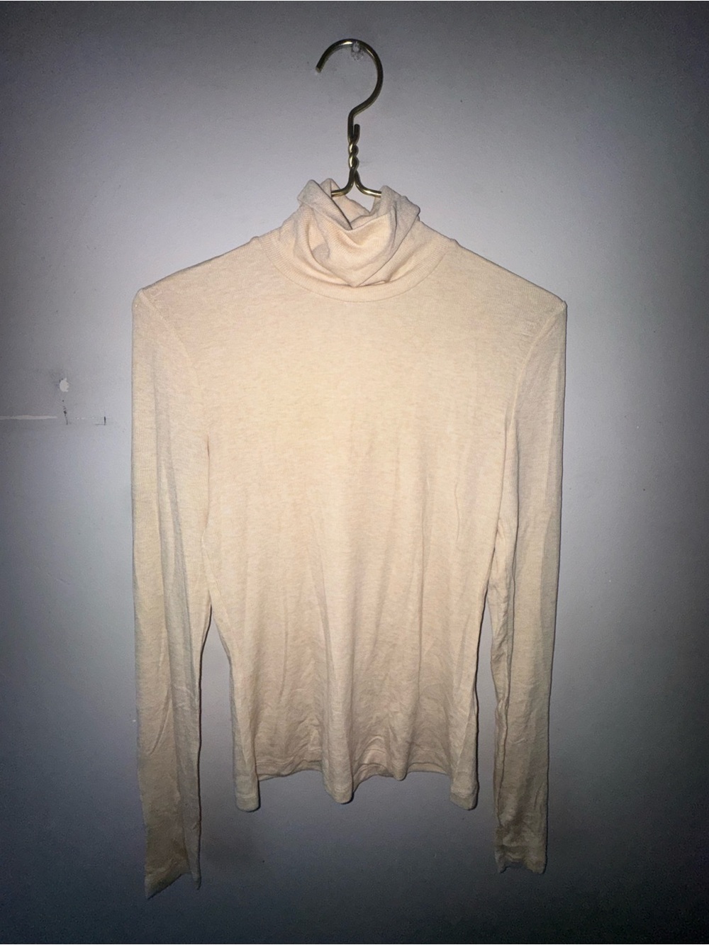 & Other Stories Women's Cream Turtleneck Long-Sleeve Sweater